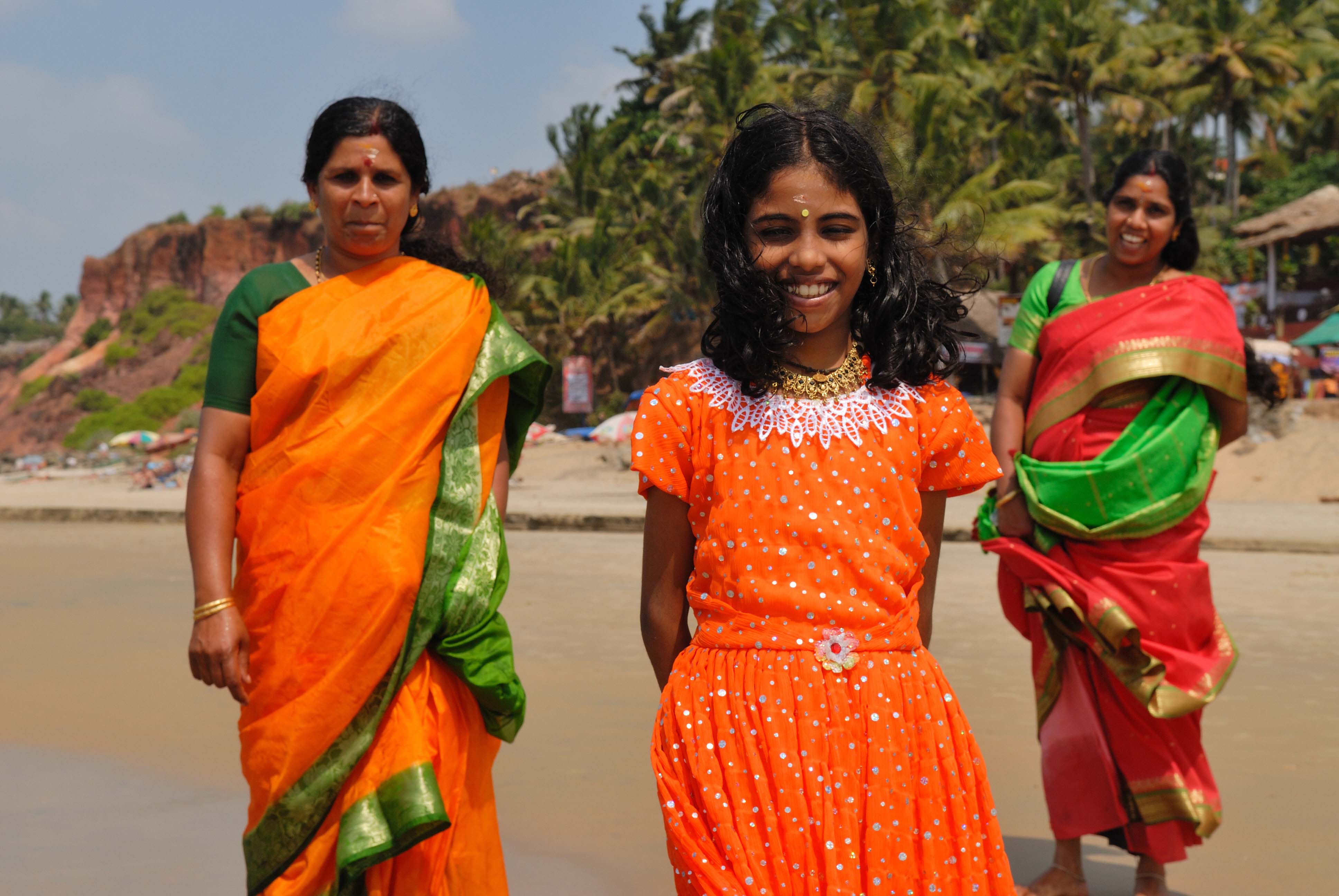 Locals from Varkala