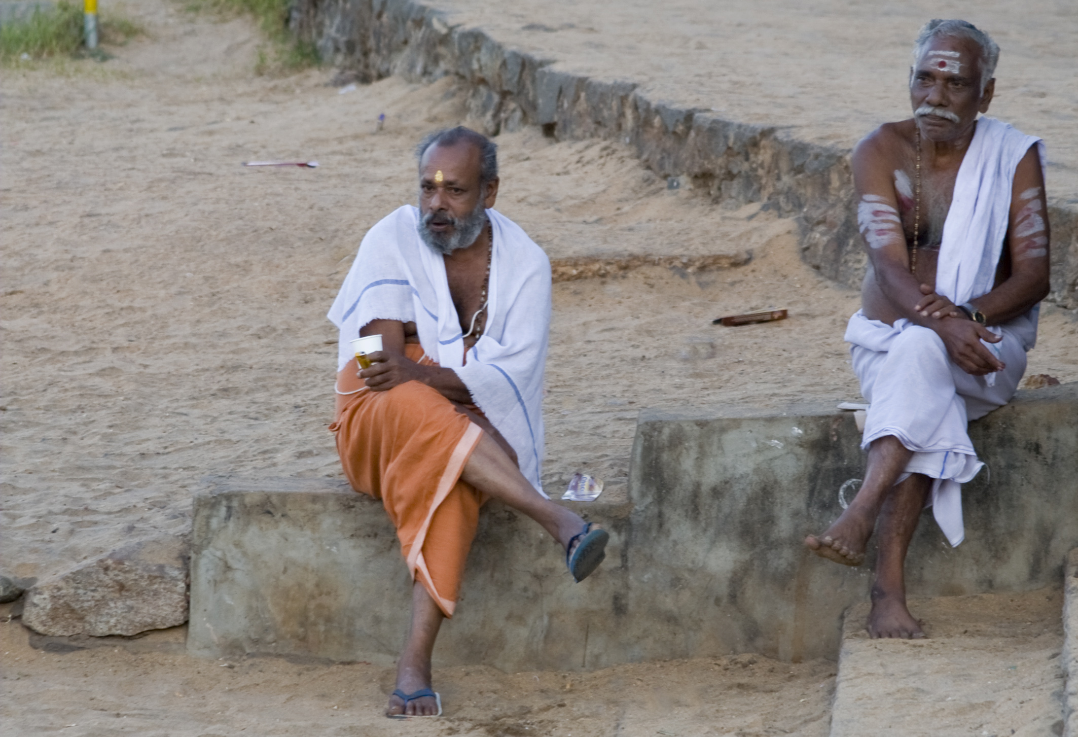 Varkala beach mornings