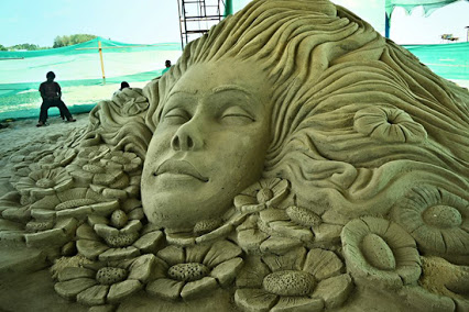 Sand art festival konark